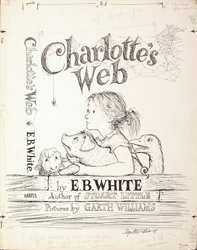 Yakiyol Blog Original Illustrations of Charlotte's Web